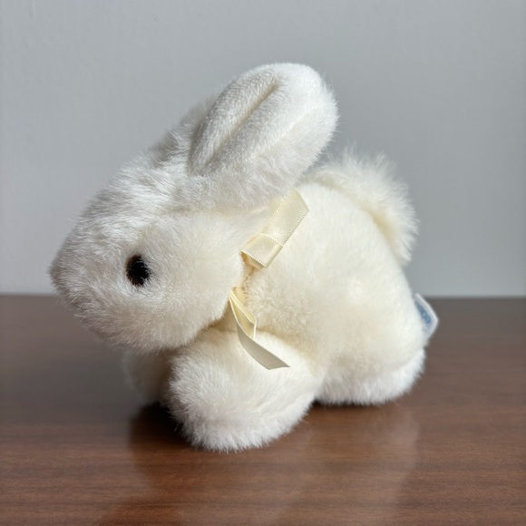 Vintage Eden Small White Rabbit Plush - Picture 2 of 8